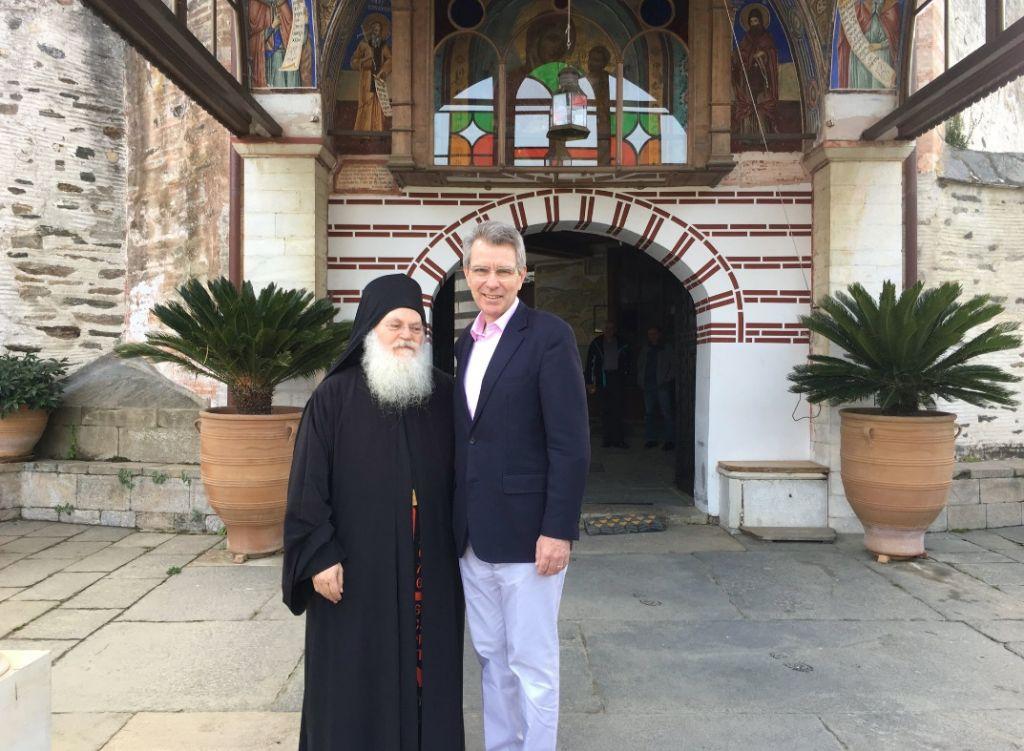 US Ambassador Pyatt visits 1,000-year-old monastic colony of Mount Athos