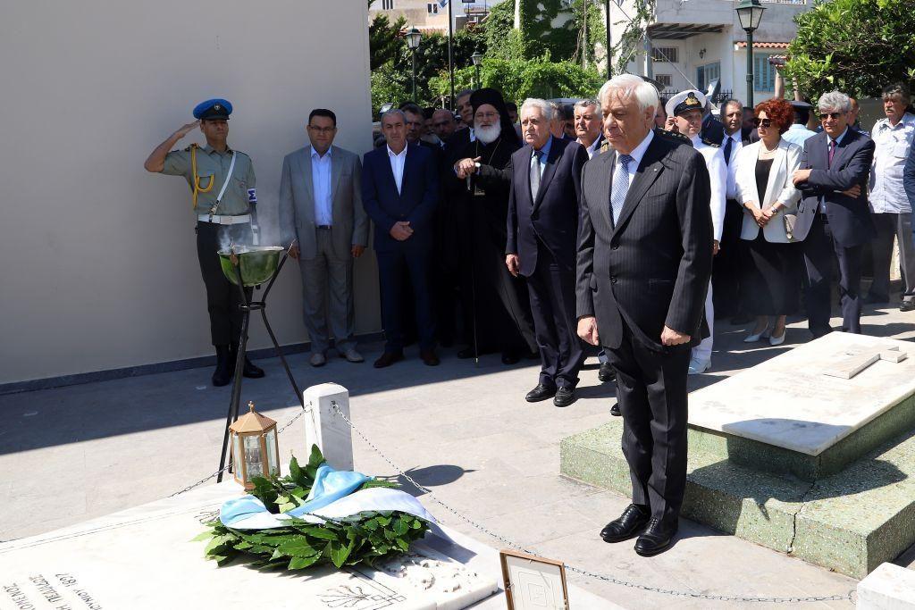 Από το Καστέλλι το μήνυμα του Πρ. Παυλόπουλου: Δεν θα περάσουν τα ναζιστικά και φασιστικά μορφώματα