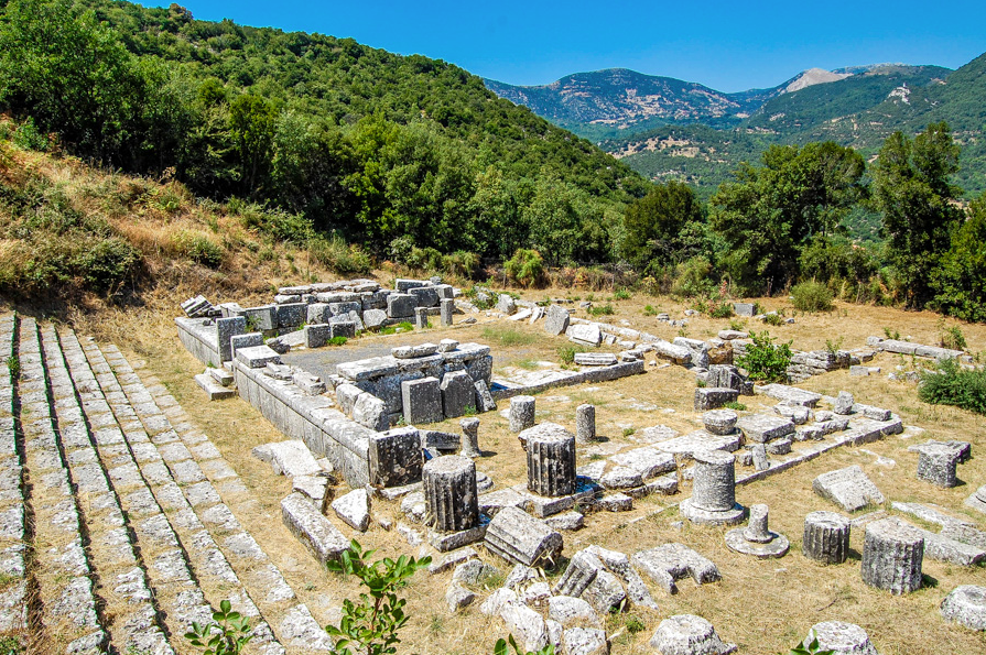 Ruins of ancient Lykosoura