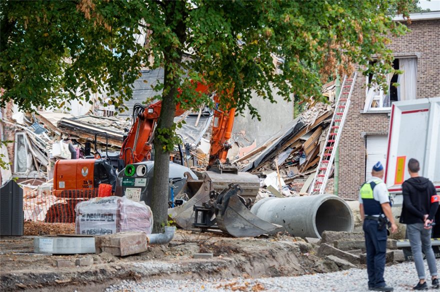 Βέλγιο: Κατέρρευσαν σπίτια από ισχυρή έκρηξη [Εικόνα]