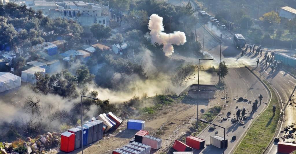 Ένταση στο ΚΥΤ της Σάμου – Επεισόδια μεταξύ προσφύγων και αστυνομικών