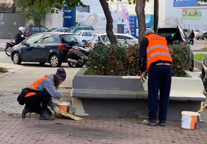 Επιχείρηση καθαρισμού της πλατείας και συνοικισμού του Απόλλωνα στα Καμίνια