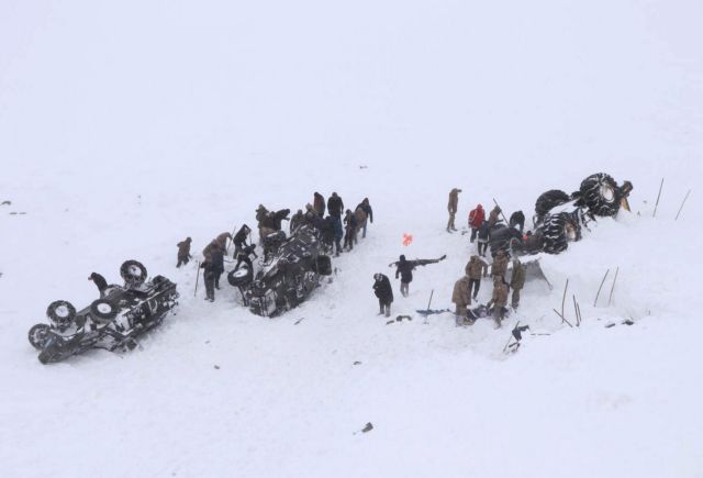 Τουρκία : Στους 33 οι νεκροί από τις δύο χιονοστιβάδες στην επαρχία Βαν