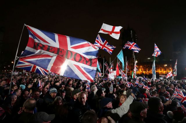 Γεγονός το Brexit : Η Βρετανία αποχαιρέτησε την Ευρώπη