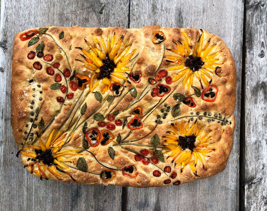 Garden Focaccia : Η viral τάση με έργα ζωγραφικής σε... ψωμί