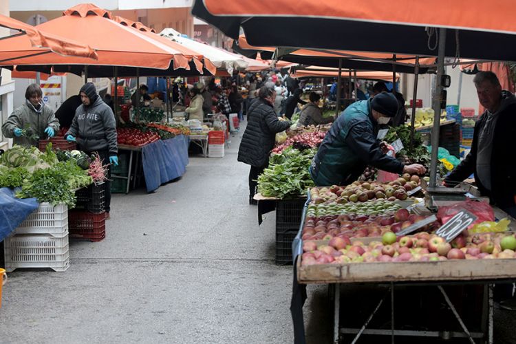 Λαϊκές αγορές : Αλλάζει ο τρόπος λειτουργίας τους έως το τέλος Μαϊου