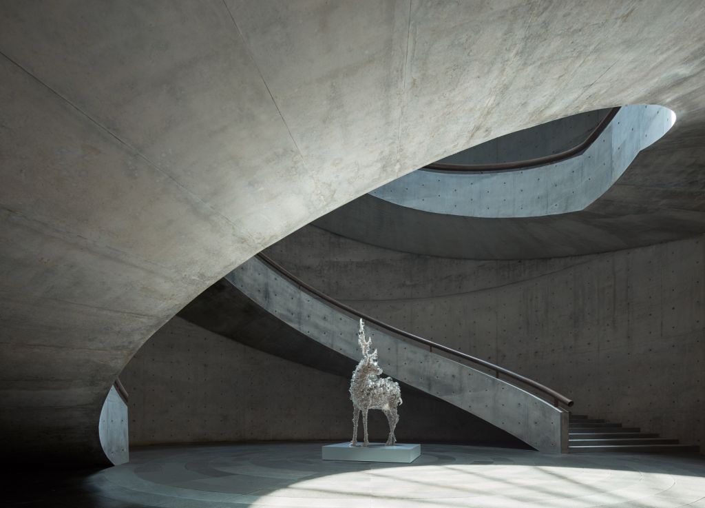 Εικόνες από το μουσείο που σχεδίασε ο Tadao Ando στην Κίνα