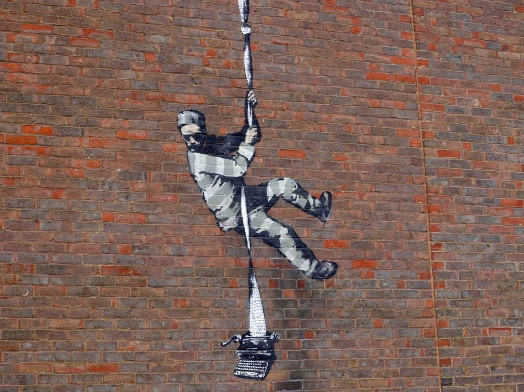 Η φυλακή του Όσκαρ Ουάιλντ καμβάς για τον Banksy
