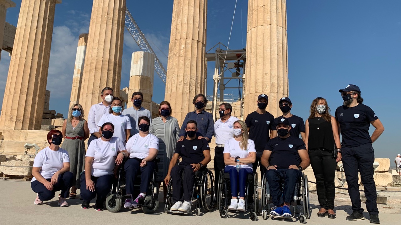 Στην Ακρόπολη η Ελληνική Παραολυμπιακή Ομάδα λίγο πριν φύγουν για Τόκιο