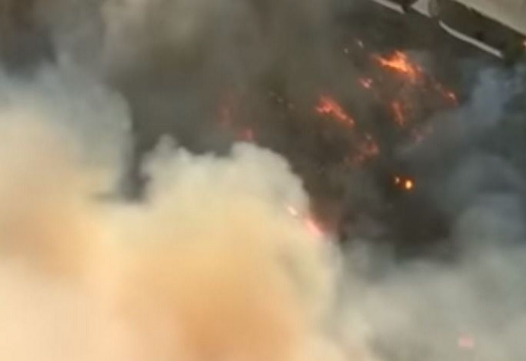 Φωτιά στην Εύβοια – Πώς βλέπουν τις φλόγες οι Ρώσοι πιλότοι του Beriev-20