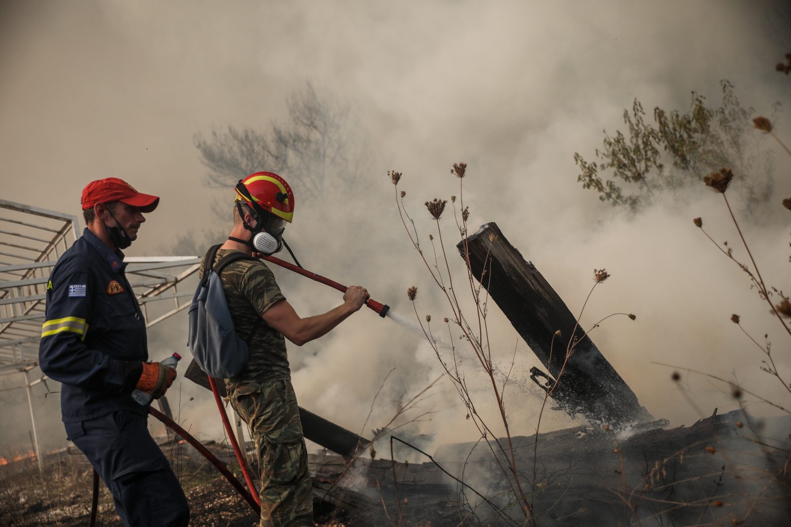 Μακεδονία: Καλύτερη η εικόνα στα πύρινα μέτωπα