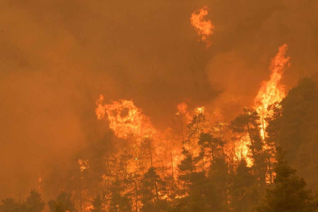 Φωτιά στην Εύβοια – Καρέ-καρέ η εξάπλωση της μεγάλης πυρκαγιάς μέσα από χάρτες της NASA