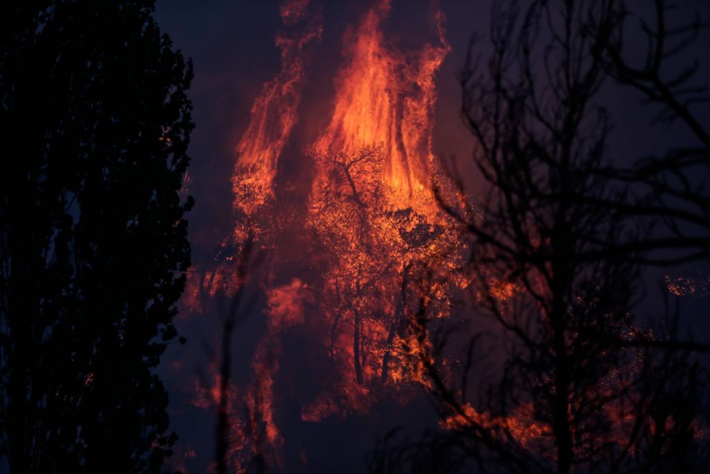 Φωτιά στη Βαρυμπόμπη – Εκκενώνεται μέρος του Κρυονερίου – Πλησιάζουν επικίνδυνα οι φλόγες