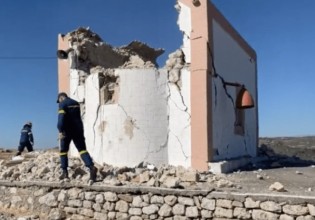 Σεισμός στην Κρήτη – Βίντεο ντοκουμέντο – Η στιγμή απεγκλωβισμού εργάτη μετά τα 5,8 Ρίχτερ