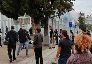 Θεσσαλονίκη – Επίθεση με καδρόνια, λοστούς και πέτρες σε αντιφασιστική συγκέντρωση φοιτητών
