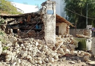 Σεισμός στην Κρήτη – Τρεις εγκλωβισμένοι μετά τα 5,8 Ρίχτερ