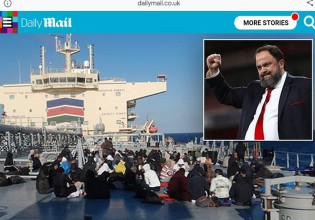 Δεξαμενόπλοιο «Αριστοφάνης» – Θέμα στην Daily Mail η διάσωση των 152 προσφύγων με το πλοίο του Βαγγέλη Μαρινάκη
