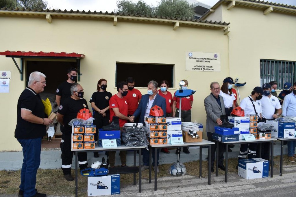 Περιφέρεια Πελοποννήσου – Τις αποθήκες Πολιτικής Προστασίας στη Μεσσηνία παρουσίασε ο Π. Νίκας