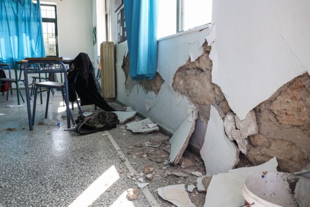 Σεισμός στην Κρήτη – Μεγάλες καταστροφές σε σχολεία – Άγνωστο πότε θα λειτουργήσουν