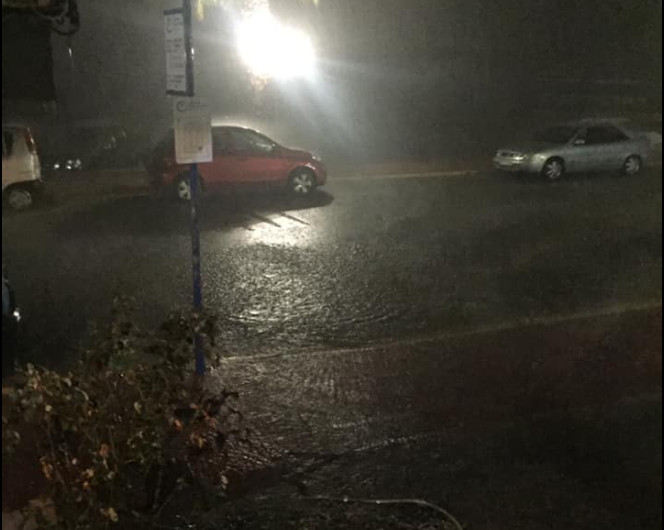 Κακοκαιρία Αθηνά - Εντονη βροχόπτωση και πλημμυρικά φαινόμενα στην Κέρκυρα
