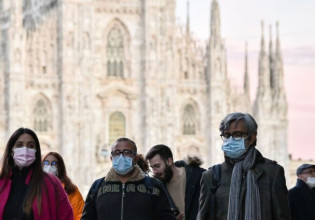 Ιταλία – Την τελευταία εβδομάδα μολύνθηκαν 320.000 άνθρωποι από κοροναϊό – Λιγότερο από το 2% εισάγεται στο νοσοκομείο