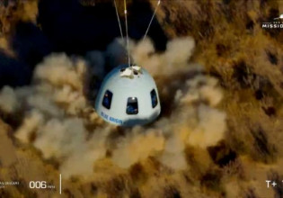 Blue Origin – Εγινε και η τρίτη πτήση – Ποιους μετέφερε στο Διάστημα