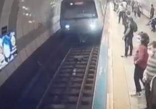 Τουρκία – Γυναίκα έπεσε στις ράγες του τρένου και γλίτωσε χωρίς να τραυματιστεί