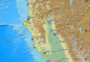 Σεισμός – Δόνηση 6,2 Ρίχτερ στην Καλιφόρνια