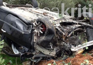 Κρήτη – Σοκάρουν οι εικόνες από το τροχαίο δυστύχημα στο Σίσι