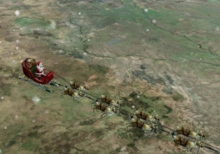 Χριστούγεννα – Ο Άγιος Βασίλης ταξιδεύει και φέτος – Δείτε live την πορεία του