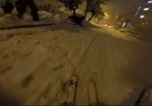 Κακοκαιρία «Ελπίδα»: Κάνουν σκι στη Λεωφόρο Κατεχάκη – Απίθανο βίντεο