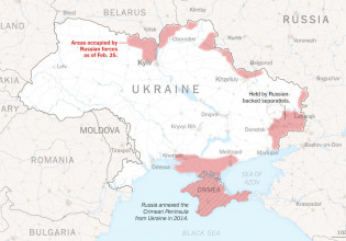 Ουκρανία: Αυτά είναι τα ανοιχτά πολεμικά μέτωπα – Ποιες περιοχές έχουν καταλάβει οι Ρώσοι