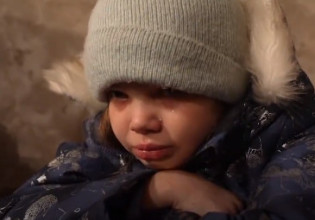Ουκρανία: «Δε θέλω να πεθάνω» λέει ένα μικρό κορίτσι με δάκρυα στα μάτια