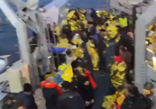 Κέρκυρα: Βίντεο ντοκουμέντο – Η στιγμή διάσωσης και μεταφοράς επιβαινόντων του Euroferry Olympia