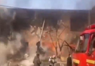 Ιράν: Πολεμικό αεροσκάφος κατέπεσε στην πόλη Ταμπρίζ – Τρεις νεκροί