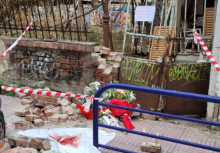 Λάρισα: Συγκλονιστικό μήνυμα και λουλούδια στο σημείο όπου σκοτώθηκε ο 22χρονος φοιτητής