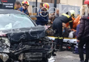 Κρήτη: Σοβαρό τροχαίο φορτηγού με ΙΧ  – Στο νοσοκομείο ο οδηγός του αυτοκινήτου
