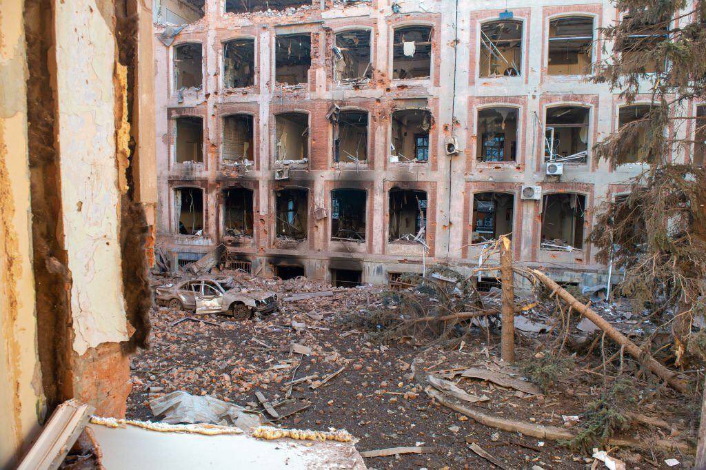 Χάρκοβο: Βομβάρδισαν κτίριο του Πανεπιστημίου - Ολοκληρωτική η καταστροφή