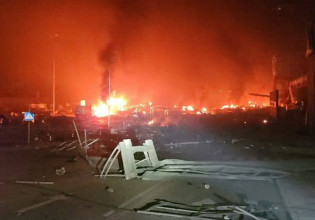 Κίεβο: Ισχυρές εκρήξεις – «Ενας νεκρός μέχρι στιγμής» – Χτυπήθηκαν κατοικίες και εμπορικό κέντρο