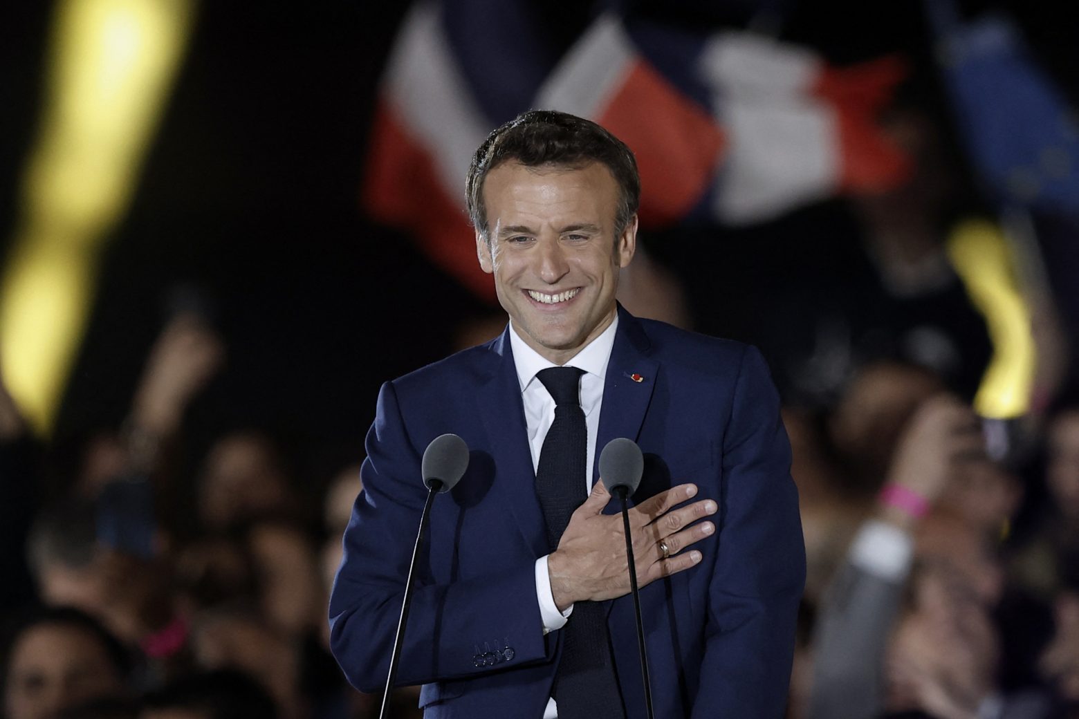 Μακρόν: «Είμαι πρόεδρος όλων των Γάλλων - Έχουμε ευθύνη απέναντι στη Δημοκρατία»