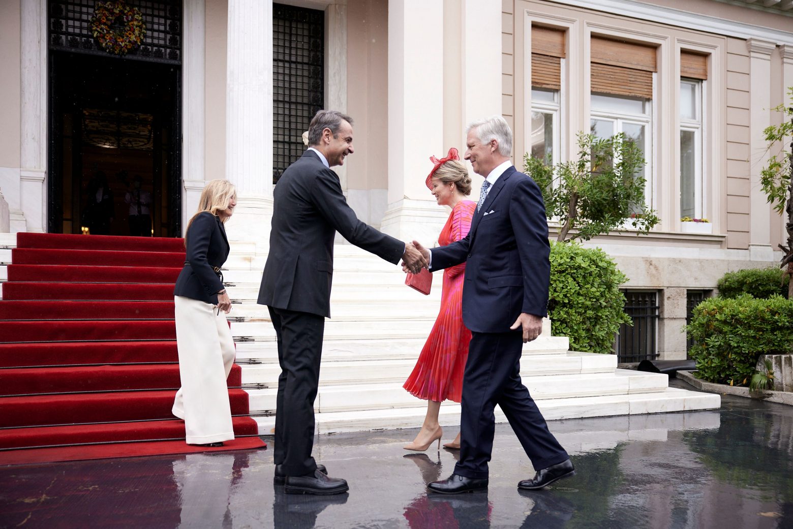 Μητσοτάκης: Συνάντηση με το βασιλικό ζεύγος του Βελγίου - Τι συζήτησαν