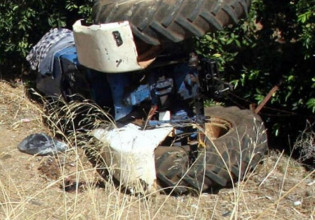 Χανιά: Νεκρός αγρότης που καταπλακώθηκε από το τρακτέρ του