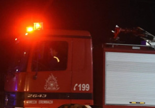 Καισαριανή: Πυρκαγιά στο εργοτάξιο του μετρό – Καταστράφηκαν φορτηγό και μηχάνημα