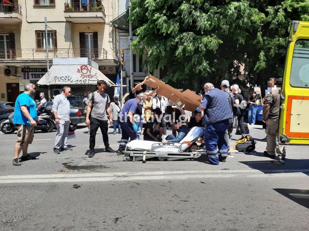 Θεσσαλονίκη: Μηχανή παρέσυρε και εγκατέλειψε γυναίκα