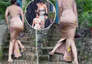 Kendall Jenner: Δεν μπορεί να ανέβει τις σκάλες με το φόρεμα που διάλεξε – Δείτε το βίντεο