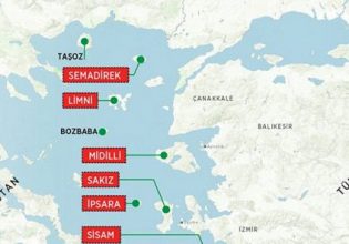 Τουρκία: Χάρτης του Anadolu με περισσότερα «στρατιωτικοποιημένα» ελληνικά νησιά