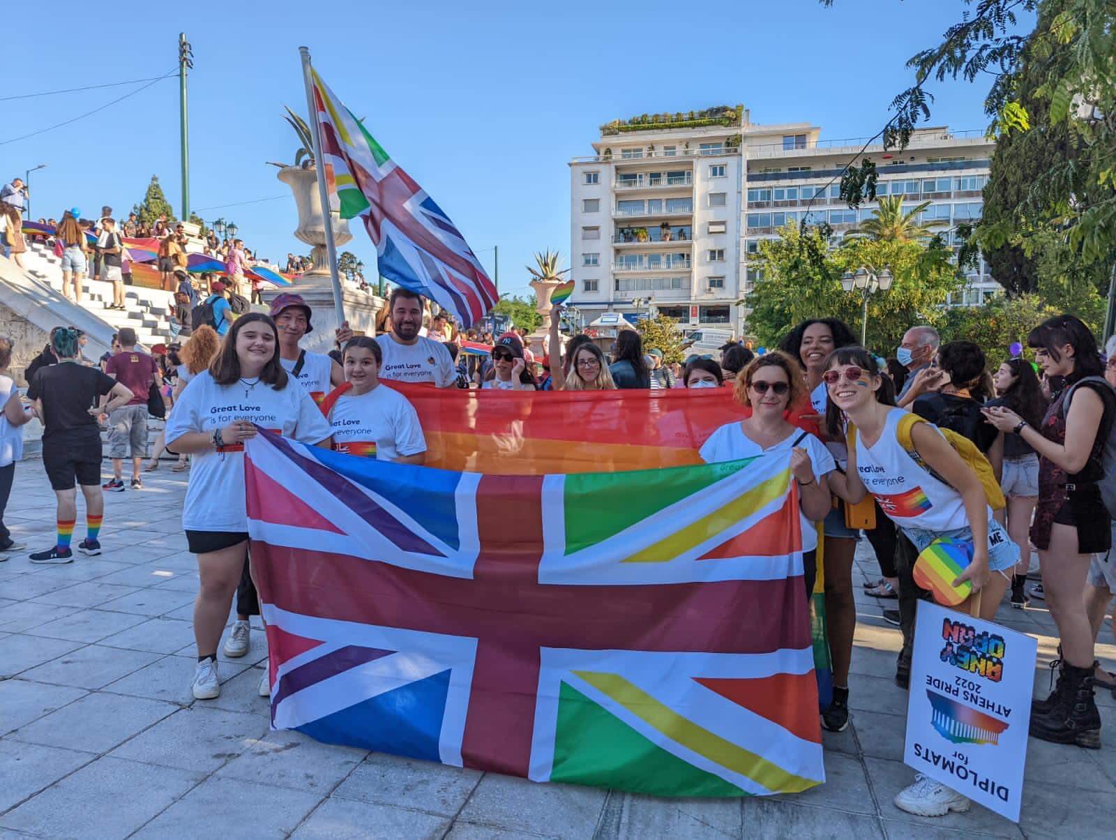 Πρεσβεία Ηνωμένου Βασιλείου στο Athens Pride: Η μεγάλη αγάπη είναι άνευ όρων