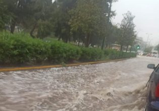 Κακοκαιρία: Καταιγίδα και χαλαζόπτωση στην Αθήνα – Πλημμύρες στη Θεσσαλονίκη
