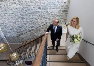Φρανσουά Ολάντ: Παντρεύτηκε για πρώτη φορά ο πρώην πρόεδρος της Γαλλίας με τη Ζιλί Γκαγιέ