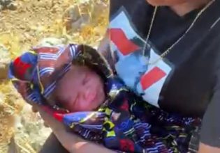 Λέσβος: Γυναίκα πρόσφυγας γέννησε ενώ ήταν εγκλωβισμένη σε βραχονησίδα – Στήθηκε επιχείρηση από το Λιμενικό